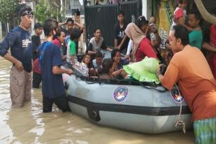 Sungai Bekasi Meluap, Tiga Desa Tergenang Hingga 150 Cm