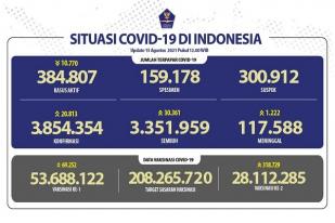 Situasi COVID-19, Indonesia: Kasus Baru: 20.813