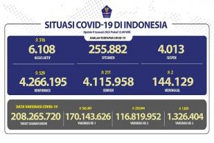 COVID-19 di Indonesia, Kasus Baru: 529