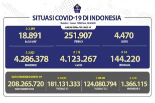 COVID-19 Indonesia, Kasus Baru Sebanyak 3.205