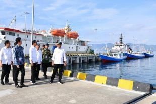 Pelabuhan Wani di Kabupaten Donggala, Sulawesi Tengah Diresmikan Presiden