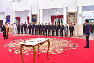 Suharto Mengucapkan Sumpah sebagai Wakil Ketua MA