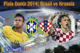 Prediksi Piala Dunia 2014: Brasil vs Kroasia