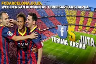 Indonesia, Negara Pertama Peraih 5 Juta Penggemar Barcelona di Facebook