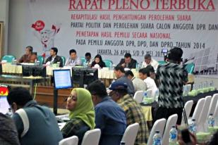 KPU Sahkan Rekapitulasi Suara Sulawesi Selatan