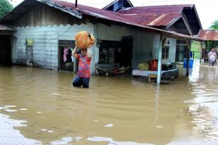 Sebanyak 5.293 rumah di Langkat Terendam Banjir