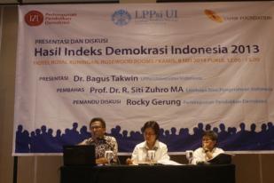 Indeks Demokrasi Indonesia 2013: Indonesia Agak Demokratis