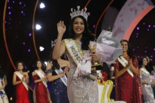 Alya Nurshabrina Raih Mahkota Miss Indonesia 2018