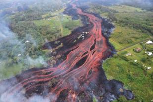 Lahar Erupsi Gunung Kilauea Ancam Pembangkit Listrik