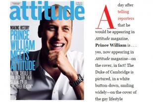 Pangeran William Jadi Model Sampul Majalah Gay