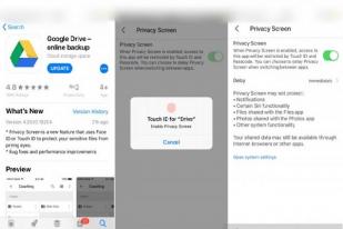 Google Drive Tambah Perlindungan Faceid dan Touchid