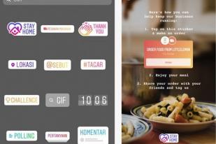 Instagram Luncurkan Fitur Stiker Pesanan Makanan