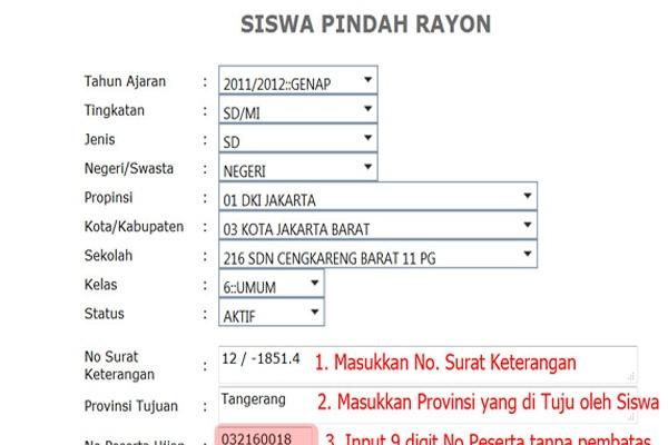 Satu Harapan Tata Cara Pindah Sekolah