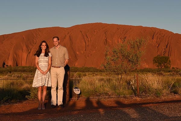 William dan Kate Disambut Hangat di Uluru