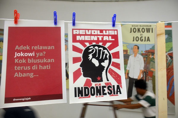 Pameran Kampanye Kreatif Relawan Jokowi-JK