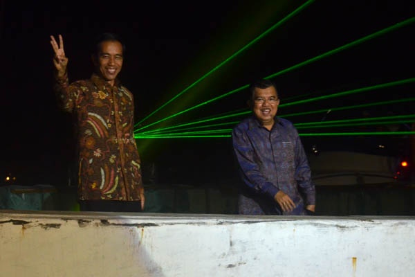 Pidato Kemenangan Jokowi di Atas Kapal Pinisi