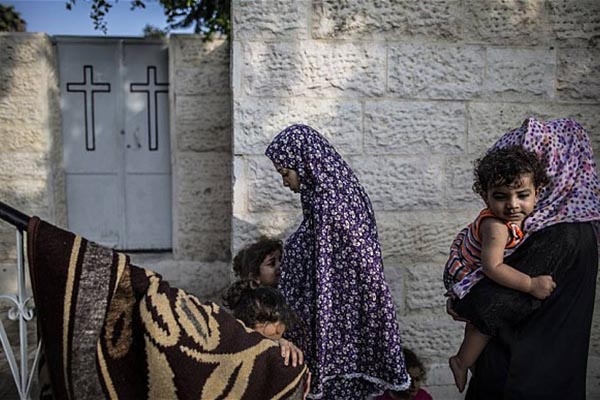 Gereja Ortodoks Gaza Tampung Pengungsi Muslim Gaza