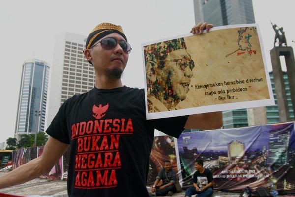 Aksi Damai Hari Toleransi Internasional 2013 di Jakarta 