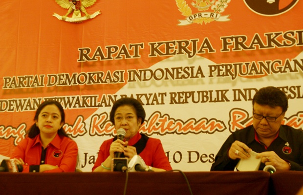 Megawati Gelar Rapat Tertutup Bersama Anggota Fraksi PDIP
