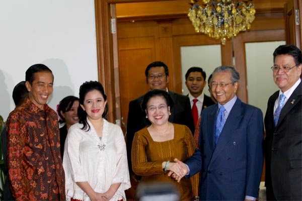 Mahathir Mohamad Kunjungi Kediaman Megawati Soekarnoputri
