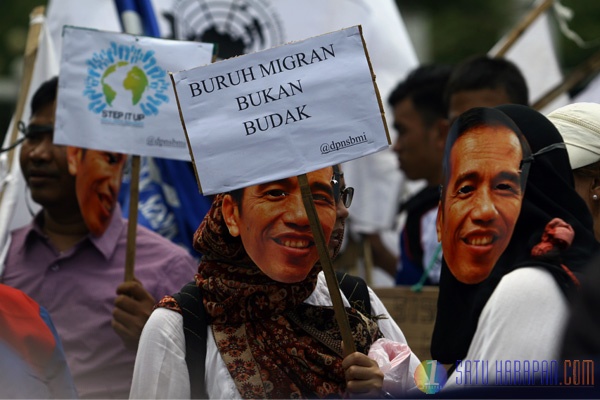 Presiden Jokowi Ditagih Lindungi Buruh Migran