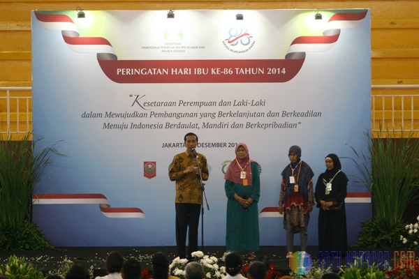 Jokowi Hadiri Puncak Peringatan Hari Ibu