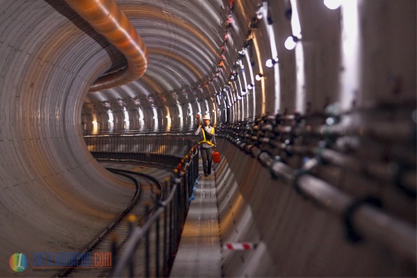 Mengintip Jalur Terowongan MRT Jakarta