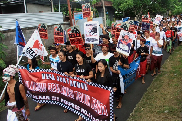 Desa Adat Buduk Mengwi Deklarasi Tolak Reklamasi Teluk Benoa 