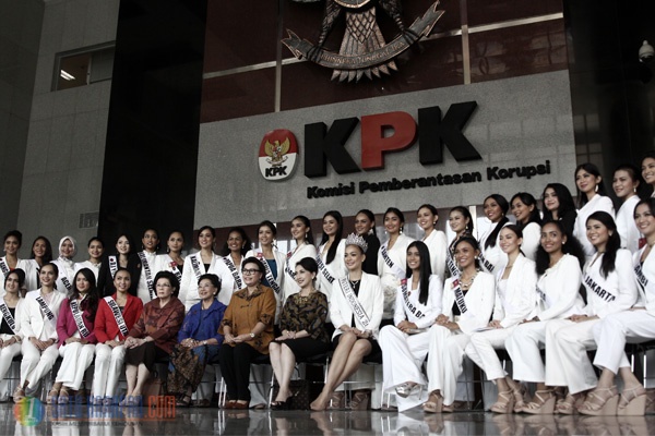 38 Finalis Putri Indonesia Belajar Antikorupsi ke KPK