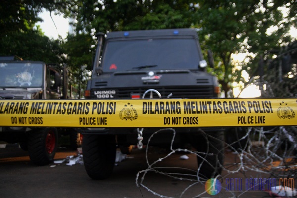 Tiga Mobil Besar Milik Massa Prabowo Disita Polisi