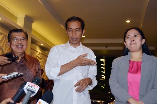 Jokowi-JK Melakukan Pertemuan Tertutup Bahas APBN