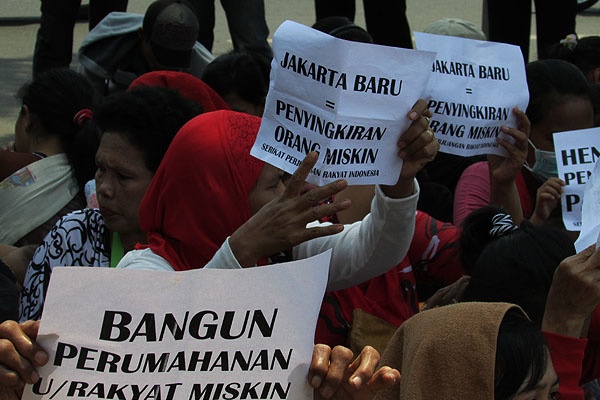 APJ Ajak Anak Kecil Unjuk Rasa di Kantor Gubernur DKI