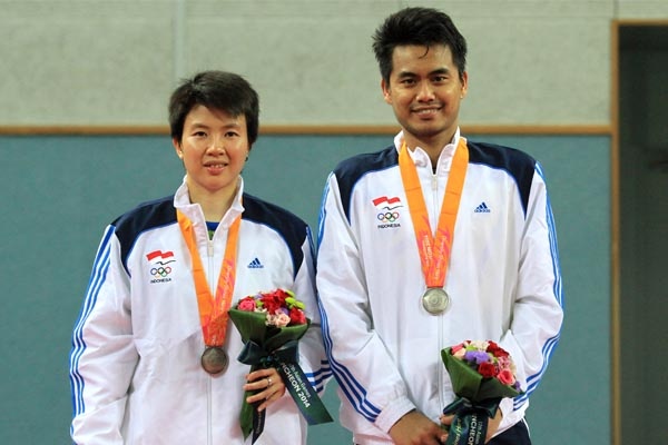 Asian Games, Tontowi/Liliyana Tumbang dari Tiongkok