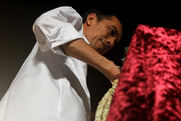 Presiden Jokowi di Panggung Syukuran Rakyat