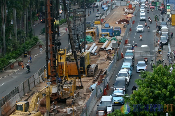 Pembangunan MRT Kawasan Blok-M