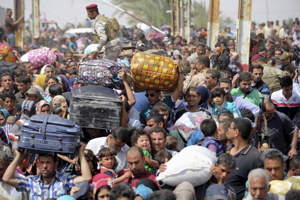 Mengungsi dari Kota Ramadi