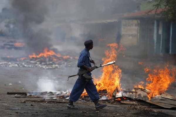 Aksi Protes di Burundi