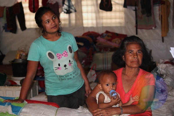 Kondisi Ribuan Pengungsi Gunung Sinabung 