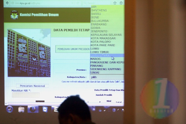 KPU Luncurkan DPT Online Pemilukada 2015