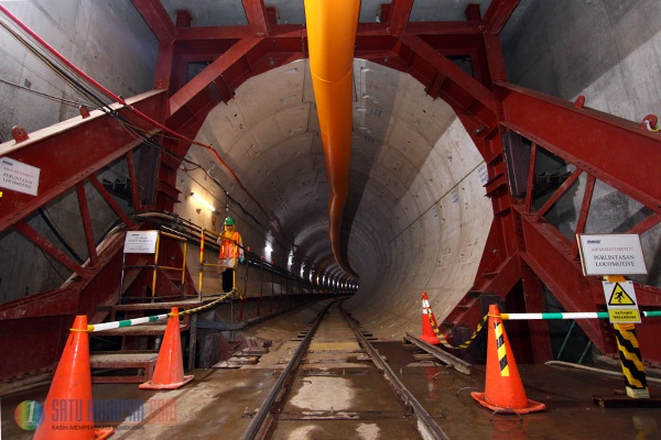 Mengintip Jalur Terowongan MRT Jakarta