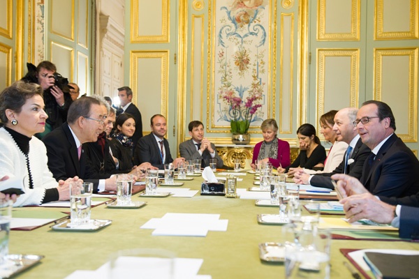 Sekjen PBB Ban Ki-moon Tiba di Paris Hadiri COP21