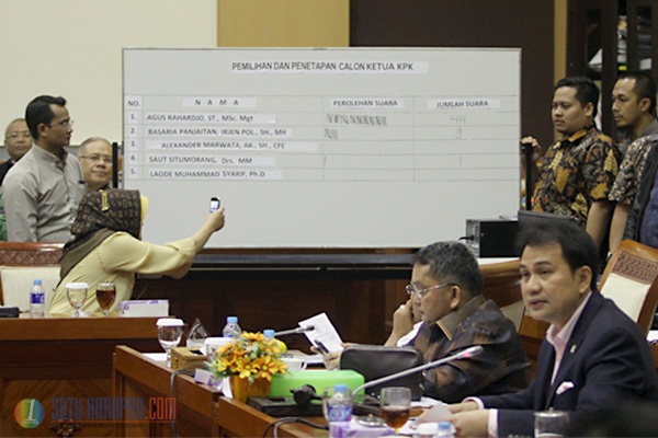 Voting Komisi III DPR: Agus Rahardjo Ketua KPK