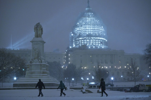 15 Orang Dilaporkan Tewas Akibat Badai Salju di AS