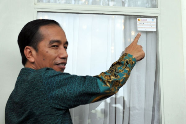BPS Menyensus Jokowi di Istana