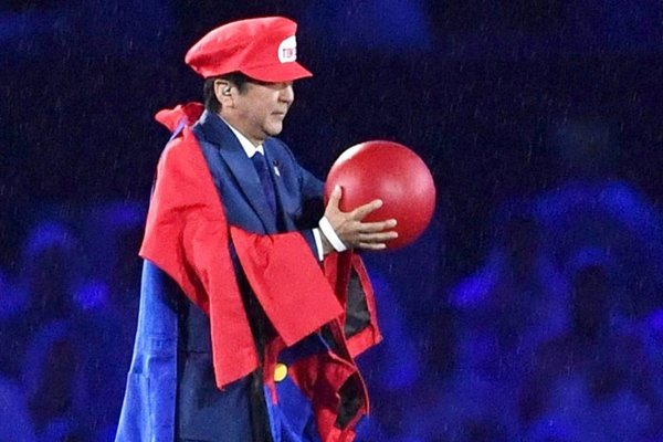 Olimpiade 2020, PM Jepang Perankan Karakter Game Super Mario