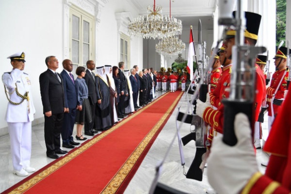 Presiden Jokowi Terima 18 Duta Besar Negara Sahabat untuk RI