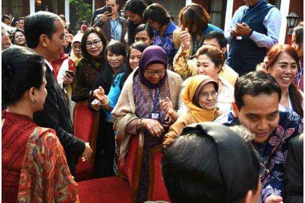 Presiden Jokowi Temui Warga RI di India