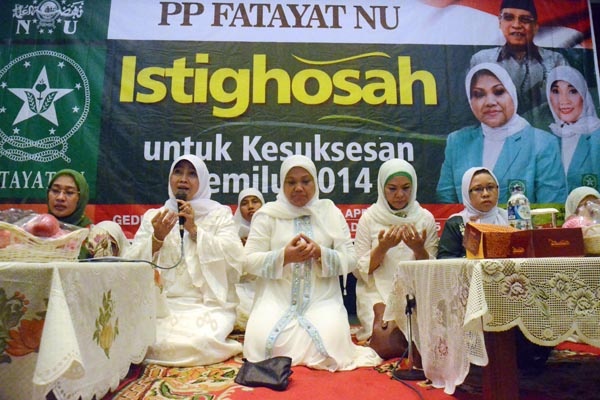 PP Fatayat Istighosah untuk Kesuksesan Pemilu 2014