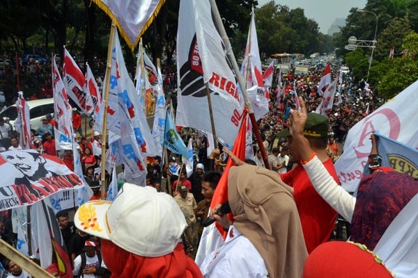 Pendukung Prabowo-Hatta Terus Beraksi Sampai Putusan MK