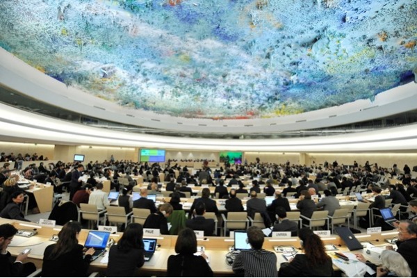 Ilustrasi. Sidang Dewan HAM PBB di Jenewa (Foto: UN Human Rights Council Chamber)